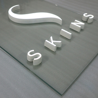 Enseignes lumineuses personnalisées YIJIAO en acrylique conducteur sans fil avec logo LED pour entreprises – Lettres lumineuses illuminées