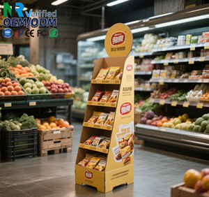 Pull up bannière bijoux de luxe crochet bijoux en bois produits cosmétiques barbe à papa figurine bagages mousse présentoir - Product Image 1