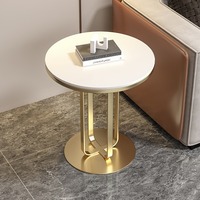 Tables consoles modernes en dalles de pierre, style luxe léger, table d'appoint de canapé pour salon, table de chevet minimaliste pour chambre, haute capacité de charge