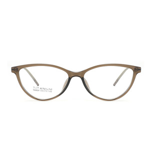 Monture de lunettes Danyang Cat Eye 56809 en titane, monture intégrale, pour femmes, anti-lumière bleue, pour myopie - Product Image 1