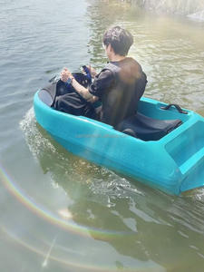 Uprgraded Mini kart électrique pour une personne à <span class=keywords><strong>jet</strong></span> d'eau Bateau électrique alimenté par batterie 72V60Ah en fibre de verre E-Boat - Product Image 6