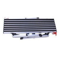 Tabouret à 2 marches EN 131 Plate-forme de travail en aluminium Banc de lavage de voiture pliable