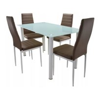 Table à manger en métal, meubles de maison, salle à manger, ensemble de Table en verre classique 2022 usine moins cher moderne 50 pièces gratuites