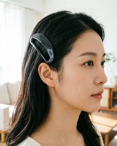 OEM ZJA385 Yihui Pince à cheveux artisanale décontractée en acétate brillant ajouré, forme croissant de lune, pince à maintien complet en arc, type pince requin - Product Image 5
