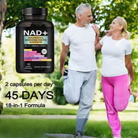 Capsules de suppléments OEM NAD+ 18-en-1 en gros : Resvératrol, Berbérine, Quercétine – Pour un vieillissement sain, la fonction cognitive et les antioxydants