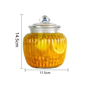 500ml Cylinder <b>Glass</b> Storage <b>Container</b> for Canned Food - Product Image 5