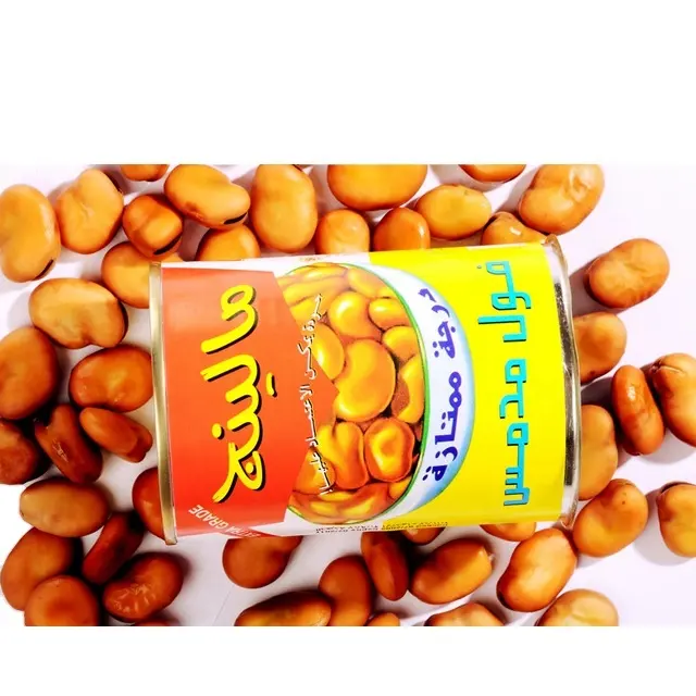 Консервированные бобы, консервы для арабского рынка, консервированные фульные медамес, консервированные бобы Фава, 397 г