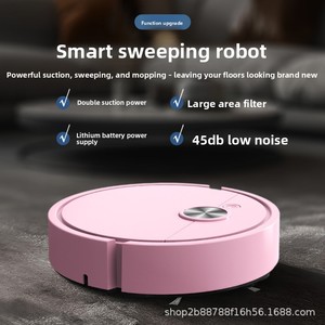 Robot Aspirapolvere Intelligente Transfrontaliero con Ricarica e Percorso Casuale, Funzione Lavaggio - Elettrodomestico in Polipropilene - Product Image 3
