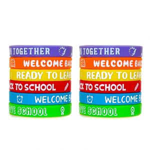 Custom Logo <b>Red</b> Ribbon Hiv Prevention Silicone Health Promotion Awareness Rubber <b>Bracelet</b> for Event Use - Product Image 4