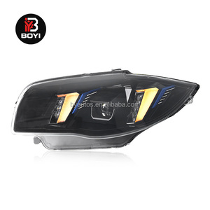 Faros Delanteros LED de Actualización para <span class=keywords><strong>BMW</strong></span> Serie 1 2004-2011 E87 E82 120i 130i, Faros Láser de Doble Color, Plug-and-Play - Product Image 2