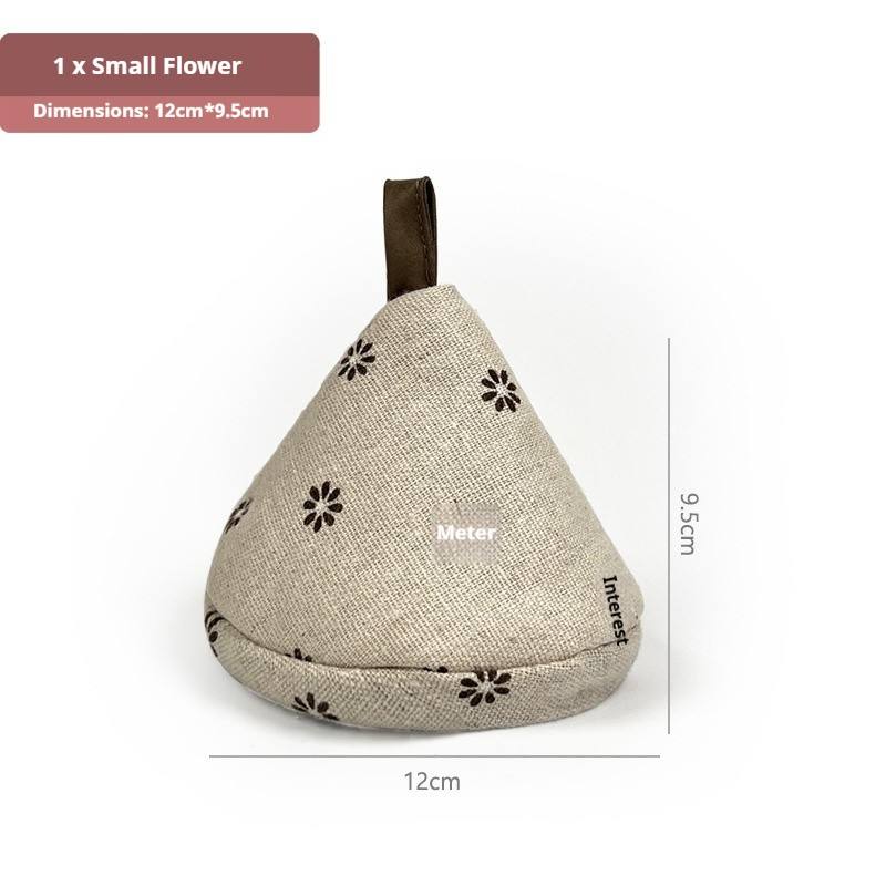 Chapeau triangulaire à fleurs (1 pièce)