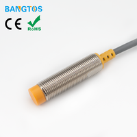 Détecteur de proximité inductif industriel M12 à 3 fils, non encastré, NPN NC, distance de détection 8 mm, détection de métaux, IP67, direct usine