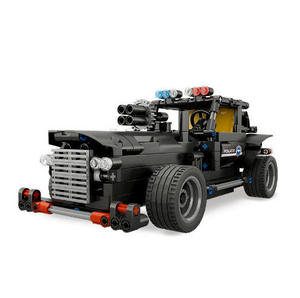 13005-08 Voiture de Commande Urbaine en Plastique ABS pour Enfants 0-3 Mois, Blocs de Construction DIY à Assembler, Télécommandée Électrique et Armée - Product Image 3