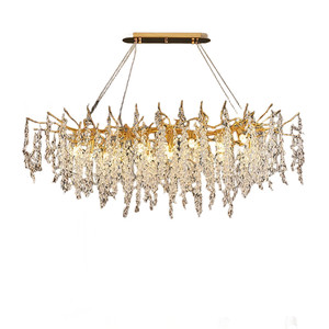 Lampadario Decorativo con <span class=keywords><strong>Ali</strong></span> d'Angelo Lunghe in Alluminio e <span class=keywords><strong>Vetro</strong></span>, Illuminazione per Esposizioni - Product Image 2