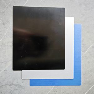 Makine tabela anodize alüminyum lazer gravür süblimasyon UV baskı alüminyum boş levha şirket Logo plaka - Product Image 1