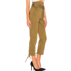 Venta caliente con cinturón de <span class=keywords><strong>moda</strong></span> de Mujeres de cintura alta pantalones de carga - Product Image 2