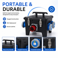 Boîte de distribution d'alimentation mobile industrielle combinée CHENF IEC, boîte de prises électriques, armoire de commande 380V/220V 32A IP67