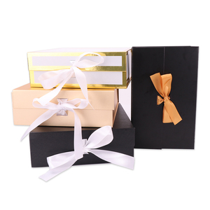 Custom Design Hand Made Beautiful packaging Gift <b>Box</b> White Cardboard <b>Magnetic</b> Folding Gift <b>Box</b> for Wedding Dress - Product Image 2