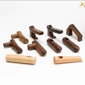 บริการงานกลึงซีเอ็นซี 5 แกนขั้นสูงสำหรับด้ามจับเครื่องมือไม้เนื้อแข็งและด้ามจับไม้ตามหลักสรีรศาสตร์ ออกแบบตามสั่ง - Product Image 1