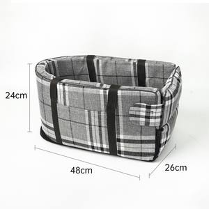 Ağır açık seyahat evcil hayvan taşıyıcı güvenlik taşınabilir yıkanabilir sıcak merkezi kontrol kol dayama kutusu tüm hava köpek araba koltuğu yatak - Product Image 6