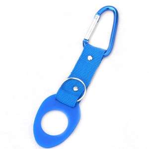 Soporte de silicona para botella de agua, Clip de gancho con accesorio de mosquetón y llavero, práctico y duradero - Product Image 5