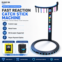 Machine de jeu d'arcade à monnayeur à réaction rapide avec logo personnalisé, équipement de défi interactif pour centre commercial