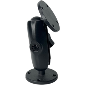 Universal Double Ball Mount with Two Round Plates and Medium Arm for Drill-Down Mounting for <b>Tablet</b> PC Stands - Product Image 4