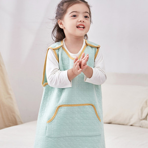 Saco de Dormir Tipo Chaleco Sin Mangas Anti-Patadas para Bebés Unisex / Algodón Puro Cálido ODM para 1-3 Años Otoño/Invierno - Product Image 1