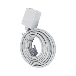 Câble d'extension téléphonique britannique 4 cœurs <span class=keywords><strong>5m</strong></span> <span class=keywords><strong>RJ11</strong></span> avec câble de communication adaptateur 6P4C avec connecteur téléphonique britannique - Product Image 5