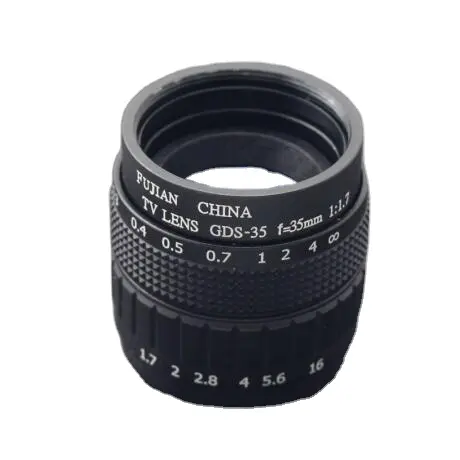 Fujian Lensa Kamera Iris Manual 35Mm, F1.7 C Mount 1/2 "Format