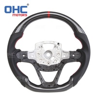 Flacher Boden D-Form Lenkrad Echte Kohle faser Für Bmw Audi Mercedes Benz Amg Vw Dodge Ladegerät Tesla Modifikation kosten