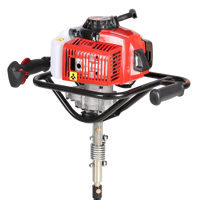 Perceuse industrielle bricolage haute puissance 63CC creuser manuellement des trous briser la glace simple double personnes vente directe d'usine avec support OEM
