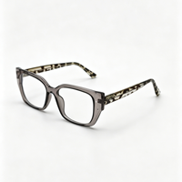YX-2272 Monture de lunettes carrée unisexe en PC, lunettes optiques épaisses tendance pour hommes et femmes, lunettes de vue pour myopie