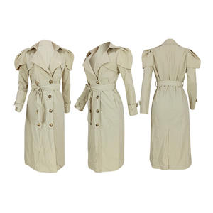 معطف طويل للنساء سترة واقية من الرياح مضيئة معطف واق من المطر معاطف نسائية - Product Image 6