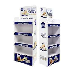 Étagère de présentation alimentaire élégante 150x30x50cm, multi-niveaux, en PVC, résistante à l'humidité, personnalisable pour la promotion des produits - Product Image 5