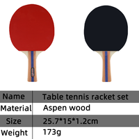 Raquette de tennis de table personnalisée 3 étoiles, batte de ping-pong à 7 plis, pagaie Tenins de table peut être personnalisée Style de poignée et couleur Bienvenue OEM