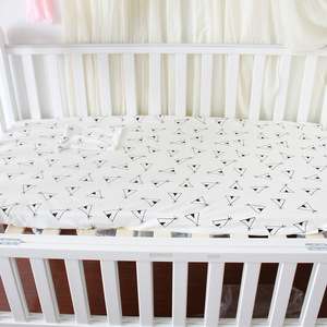 Bio 100% coton doux respirant pépinière lit bébé literie drap housse design - Product Image 3