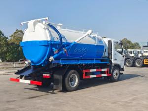 รถดูดสิ่งปฏิกูลแบบสุญญากาศ Dongfeng D7 ขนาด 4x2 ถัง 10000 ลิตร พร้อมปั๊มสุญญากาศแบบวงแหวนน้ำ เหมาะสำหรับการขนส่งสิ่งปฏิกูลและตะกอนในแอฟริกาเขตร้อน - Product Image 6
