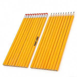 Crayons en bois triangulaires multicolores élégants en gros, personnalisables avec logo et design gratuit – Idéal pour les cadeaux promotionnels - Product Image 1