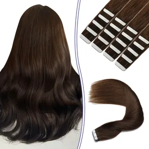 Cinta de doble estiramiento para extensiones de cabello, cabello humano virgen, venta al por mayor, disponible