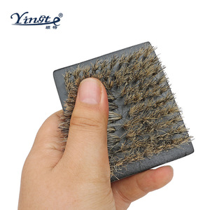 Brosse à chaussures carrée Yinste en bois massif avec poils de porc pour le nettoyage et l'entretien - Product Image 4