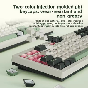 Customizable RGB Mechanical for 101-<b>Key</b> Hot-Swappable Gaming Esports Office Silent Three-Mode Desktop - Product Image 4