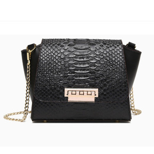 <strong>Snake</strong> Skin Chain Cross-body <strong>Bag</strong> Shoulder Genuine Leather Handbag Woman <strong>Bags</strong> Luxury <strong>Bags</strong> for Women - Product Image 2