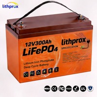 Batterie de scooter à 3 roues 12V300AH 3.6KWh LiFePO4, cellule de batterie à charge équilibrée, haute densité énergétique pour moteur de fauteuil roulant électrique