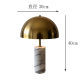 Lampe de table portable de luxe en marbre, rechargeable, avec interrupteur tactile, variateur d'intensité continu créatif, veilleuse pour table de chevet