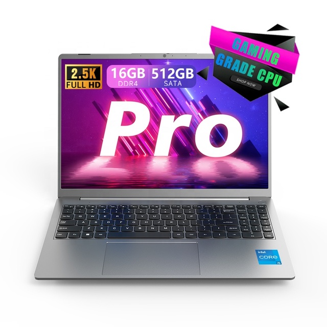 High Performance Core I7 New Laptop 15.9inch 2K 16GB RAM 512GB ROM Brand New Laptops Ordinateur Portable Core I7 Gaming Laptop