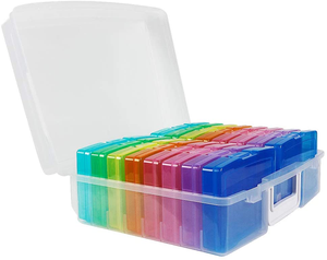 Merryart Factory Plastic Storage Case Battery Storage Case Box Photo Storage Box Plastic