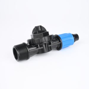 Vanne sans fuite, filetage mâle de 3/4 pouces à ligne <span class=keywords><strong>goutte</strong></span> à <span class=keywords><strong>goutte</strong></span> de 16mm ou <span class=keywords><strong>tuyau</strong></span> en PE avec écrou de blocage pour jardin d'irrigation de serre - Product Image 6