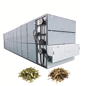 Secador Deshidratador Industrial de Banda Transportadora de Malla Continua para Ñame, Hierbas, Raíz de Astrágalo, Vegetales en Rodajas y Frutas - Product Image 1