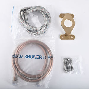 Luxury Modern Chrome Black A-level Brass Floor Standing Bathtub <b>Shower</b> Set Hotel Bathtub Mixer Bathroom Fittings - Product Image 5